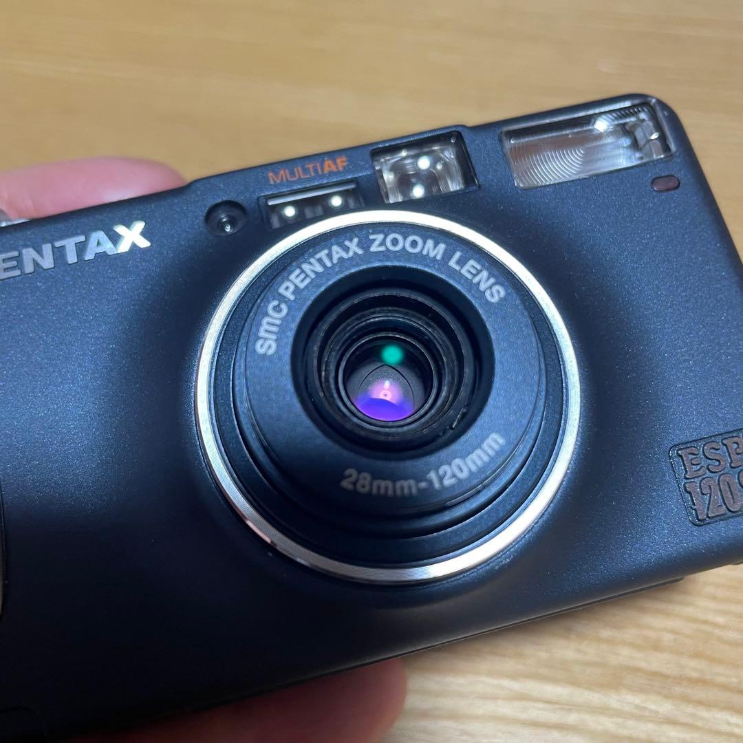 【動作確認済】Pentax ESPIO 120SW Ⅱ 限定色 インディゴブルー
