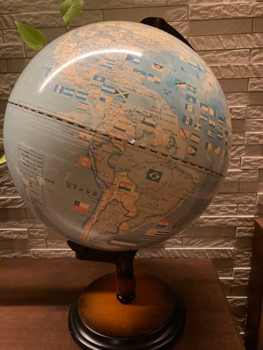アンティーク　地球儀