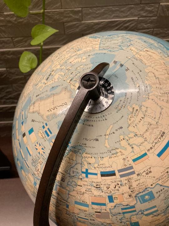 アンティーク　地球儀