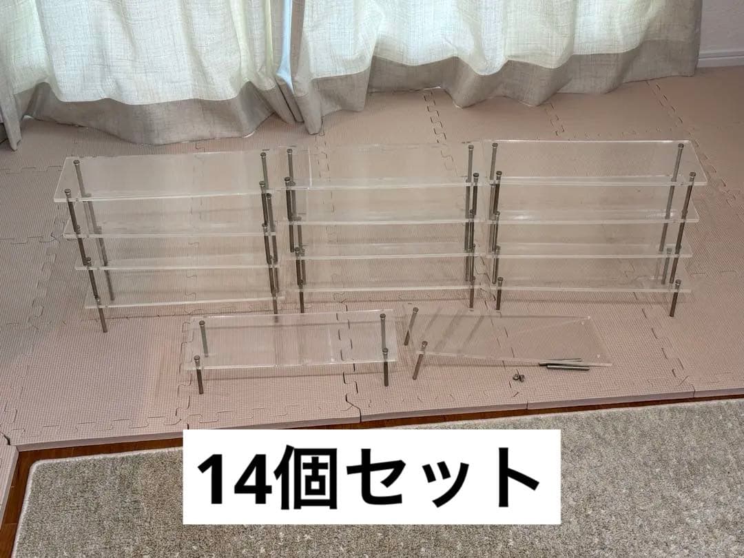 【14個セット】無印良品 アクリルフォトフレーム5 89×254mm