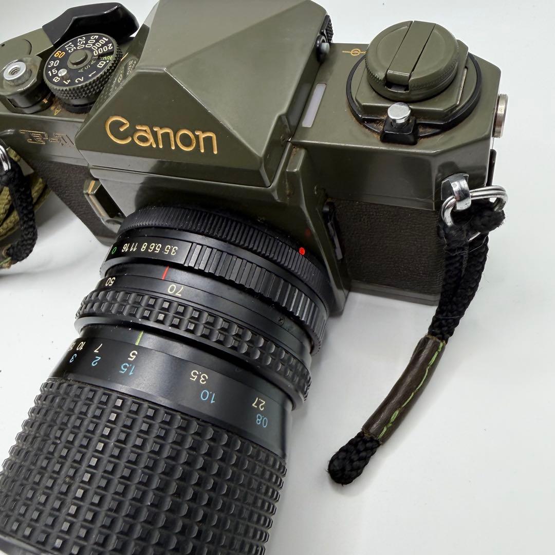 Canon F-1 オリーブドラブ キヤノン フィルム 一眼レフ カメラ