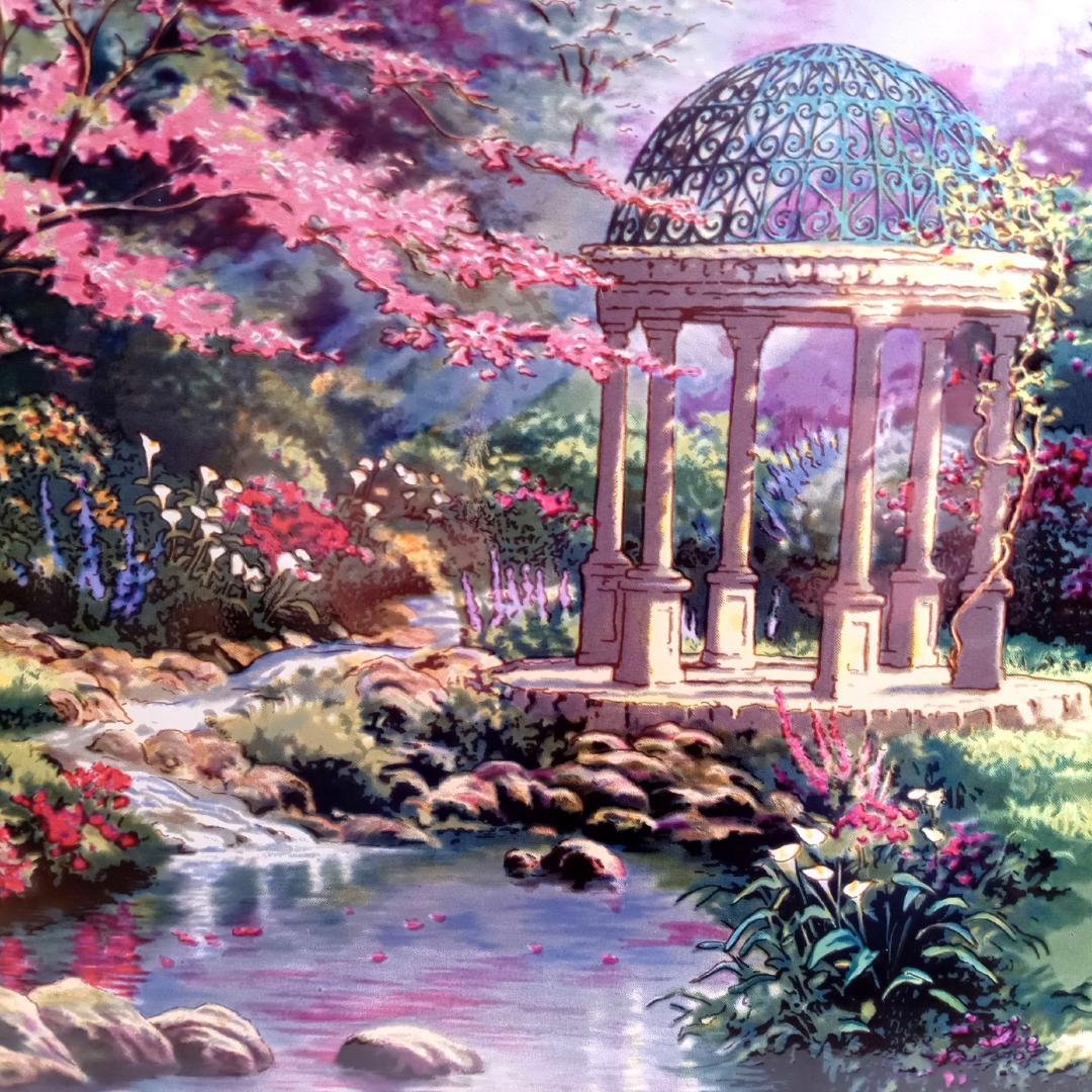 キンケード ステンドグラス大判Pools of Serenityグラスマスターズ