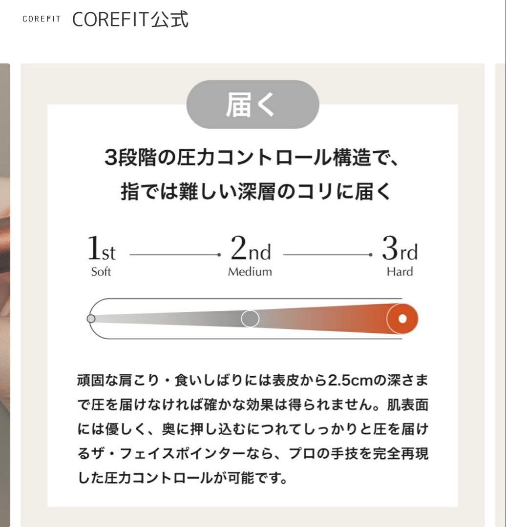【corefit】フェイスポインター
