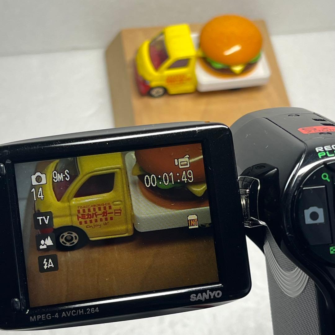 ☆人気稀少☆SANYOデジタルムービーカメラXacti DMX-CG9ブラック