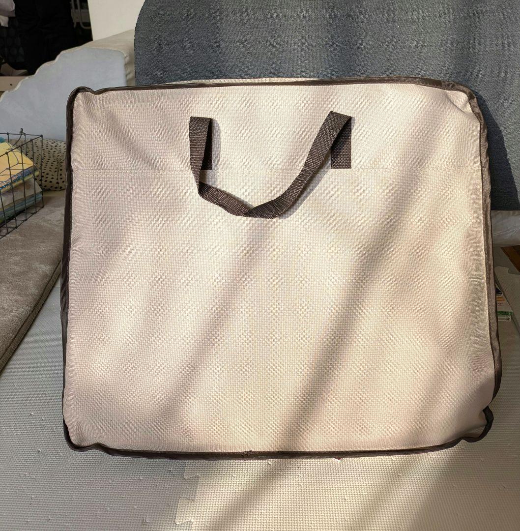 たためるペットサークル　ブラウン　90×90