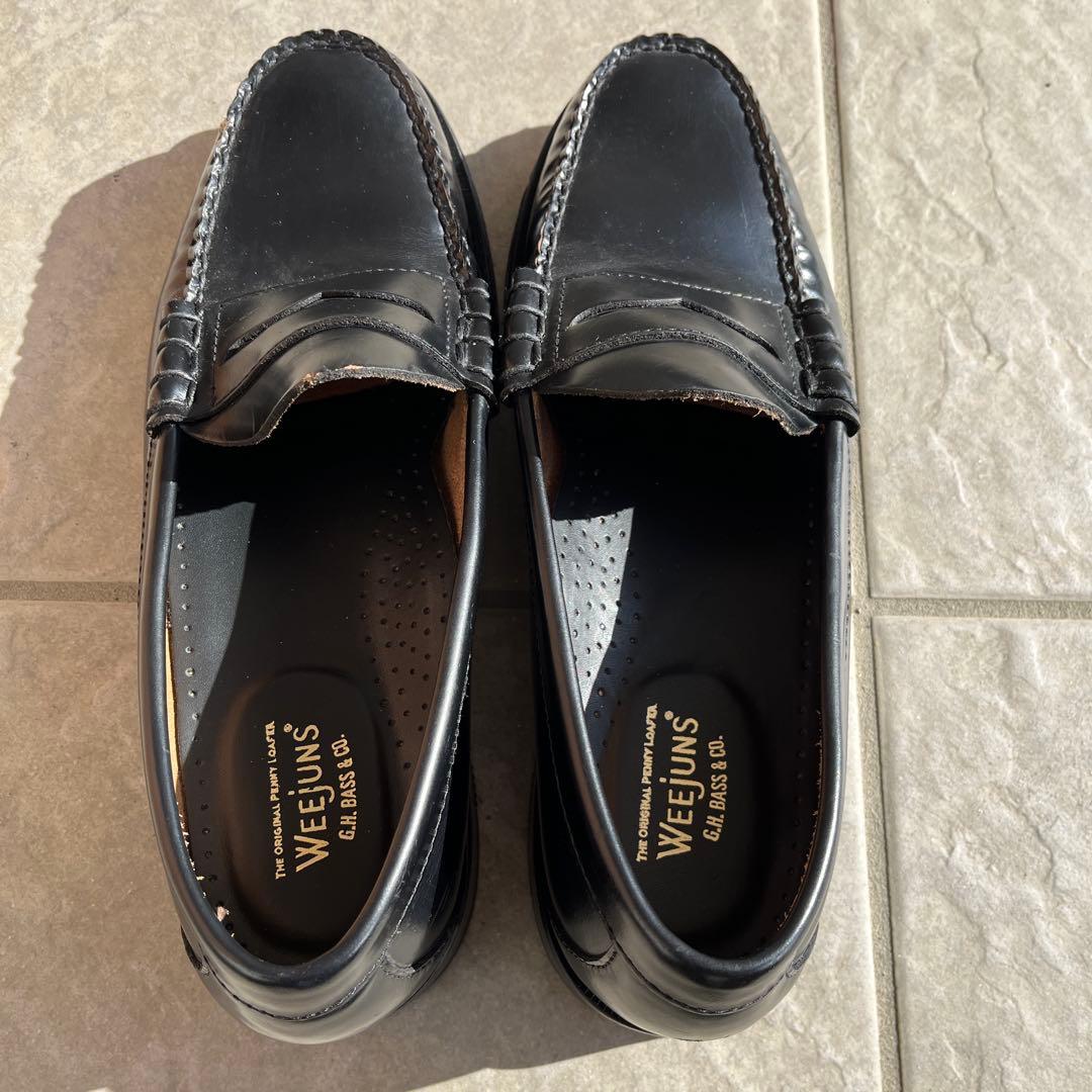 ghbass ローファー LARSON G.H.バス ラーソン ブラック