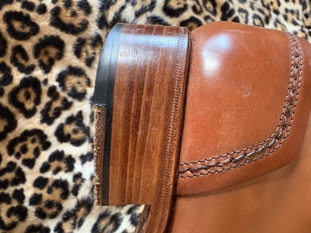 chausser ショセ plus コードバン ブーツ 茶 日本製