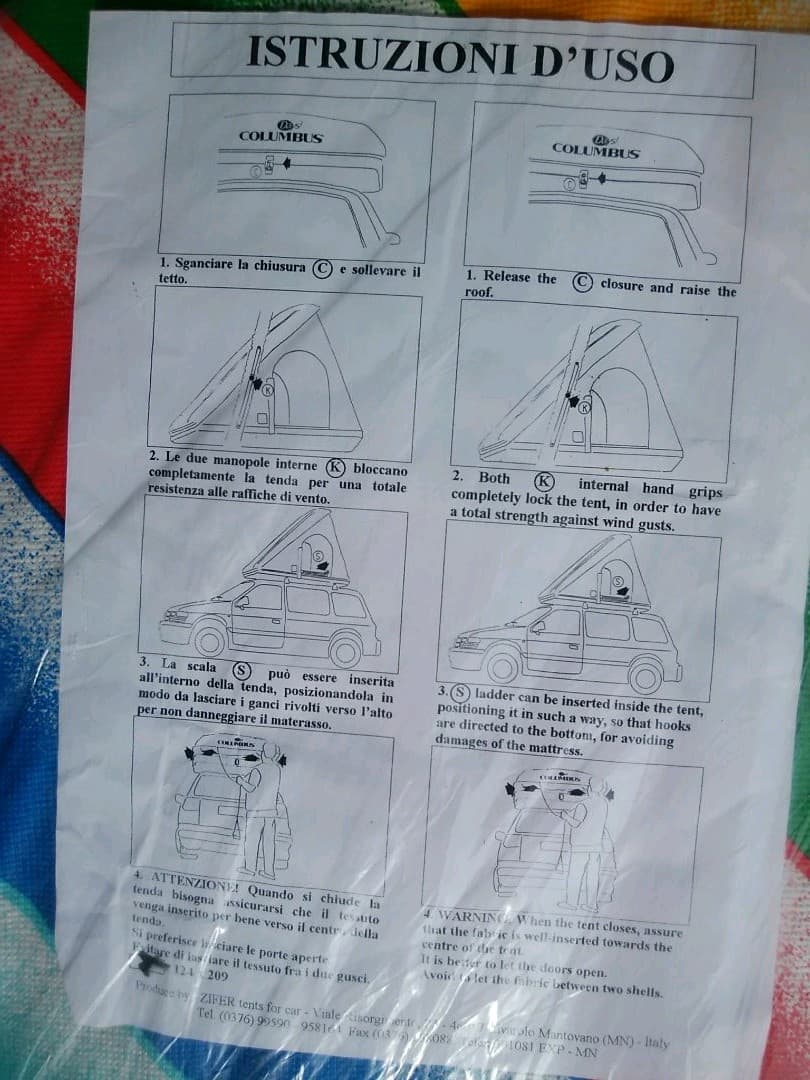 ルーフテントコロンブス