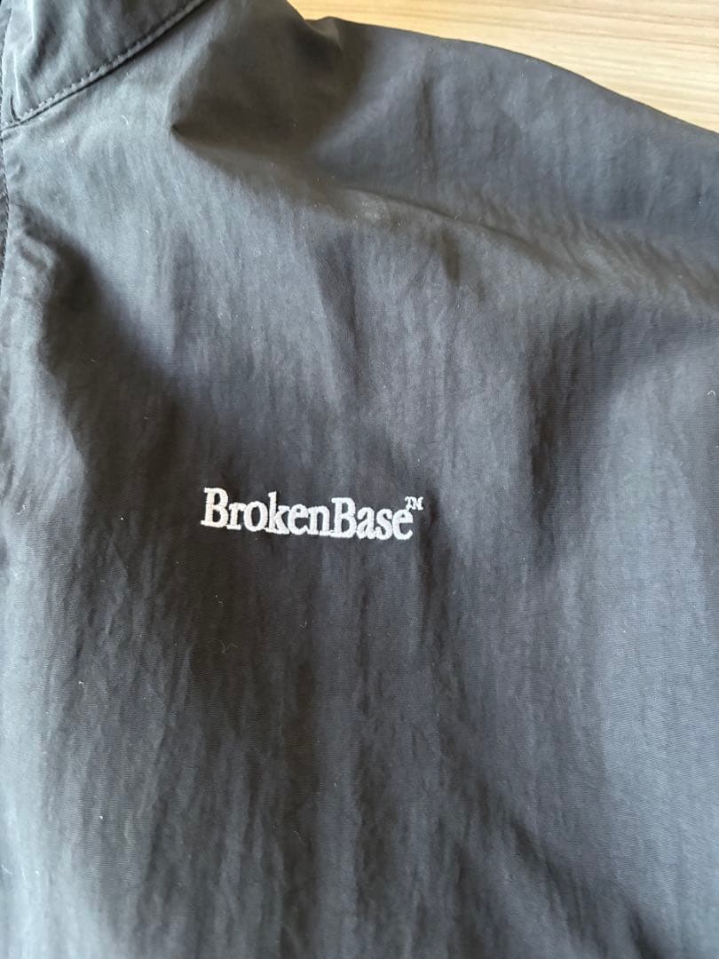 BrokenBase ナイロンセットアップ　ブラック　Lサイズ
