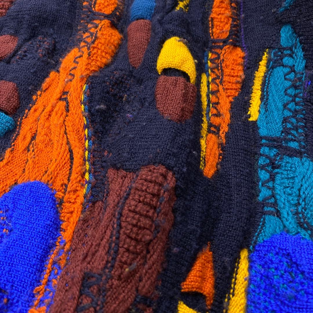 N311◯ COOGI クージー 3Dニット カラフルニットMサイズ