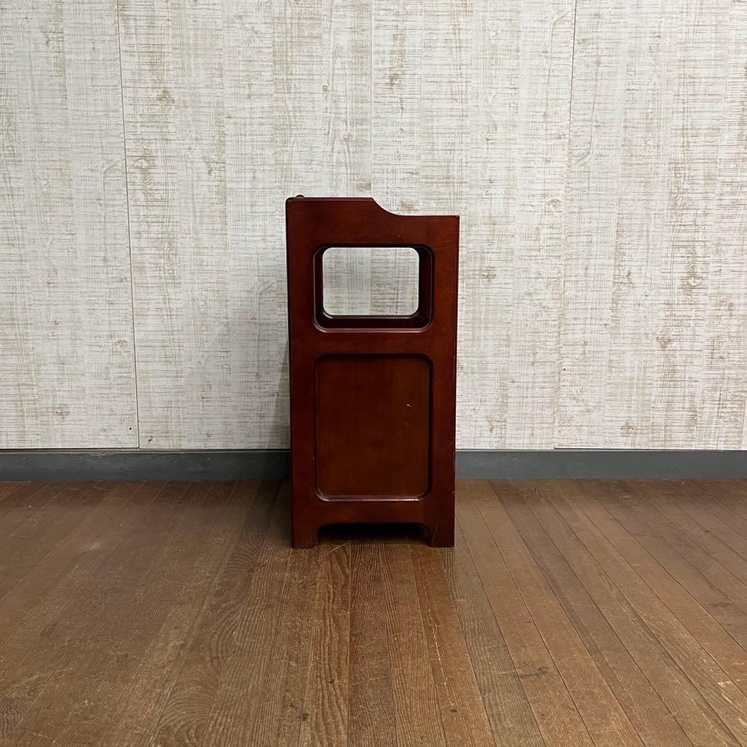 【アンティーク】カリモク Karimoku 木製 傘立て アンブレラスタンド