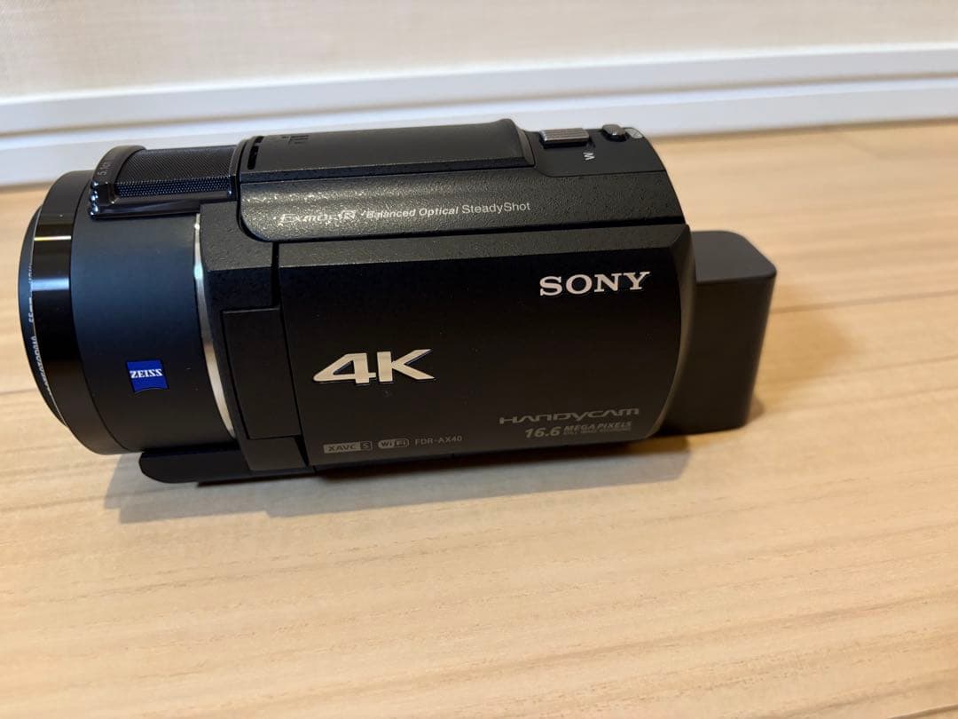 【訳あり】FDR-AX40 4K ビデオカメラ本体と付属品　　※ピンボケ不良