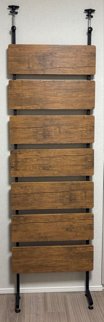 【翔ママ】木製　突っ張り　ラック　2セット