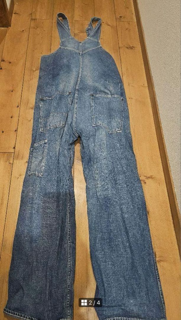 ワ*ン様 ANACHRONORM　アナクロノーム　デニムオーバーオール