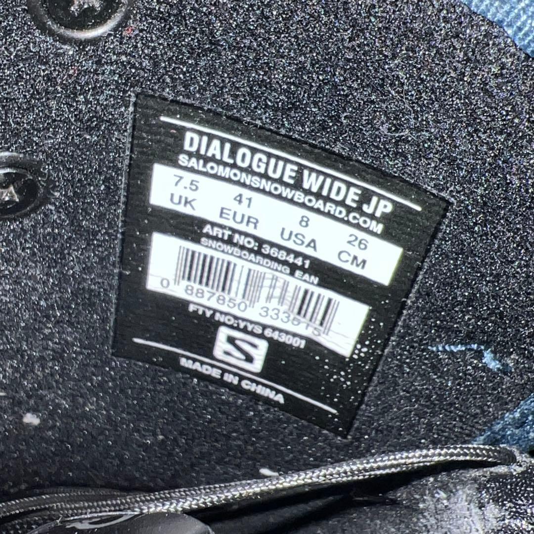 10回使用 メンズ26cm SALOMON DIALOGUE WIDE JP