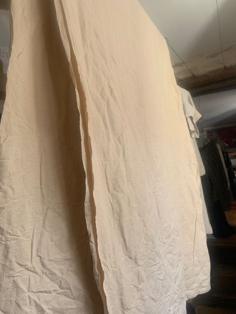 希少 フランスアンティーク 未漂白リネンシーツ 大判一枚布3x2m 熱湯洗濯済