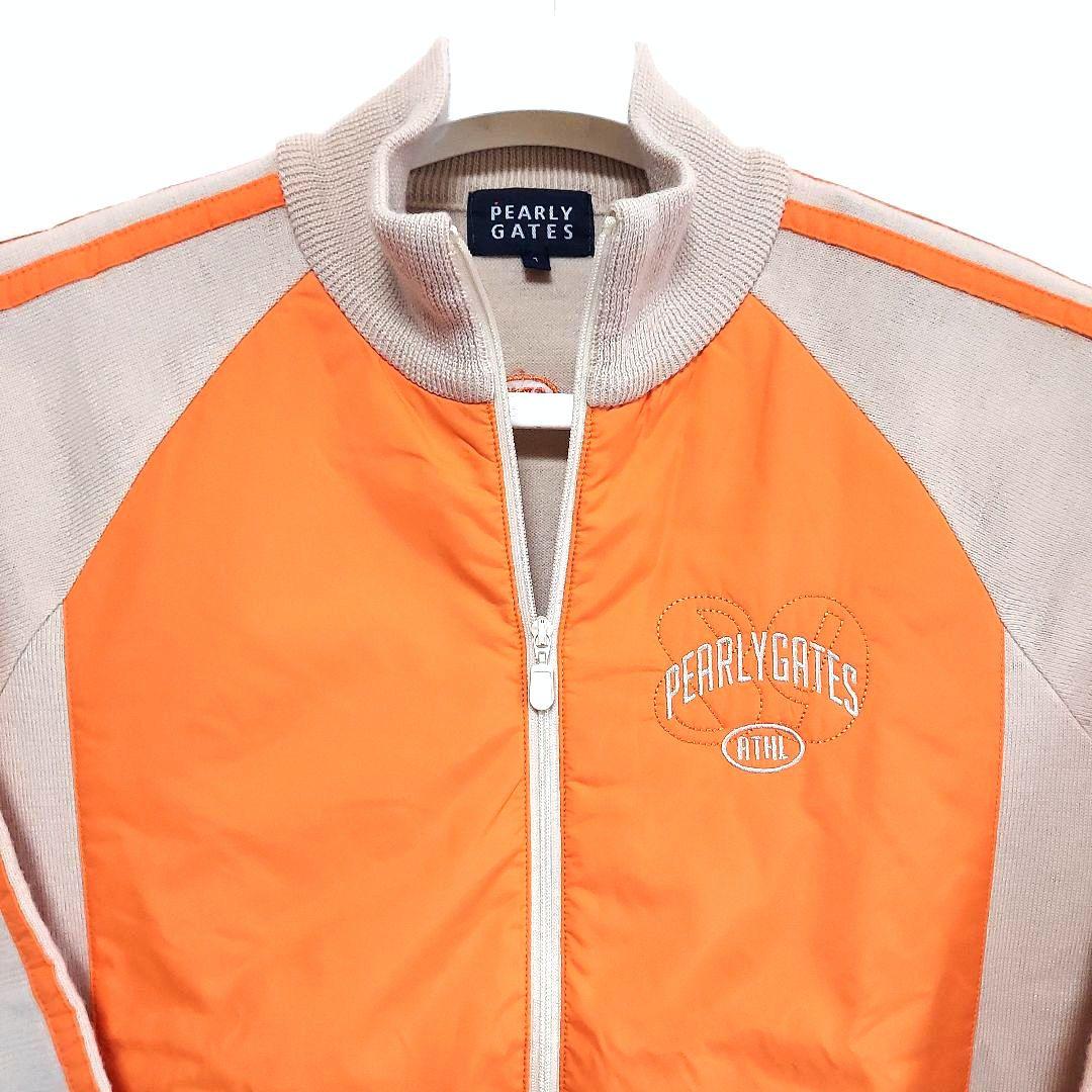 PEARLY GATES 中綿 ニット切り替えジャケット ゴルフウェア ジップ
