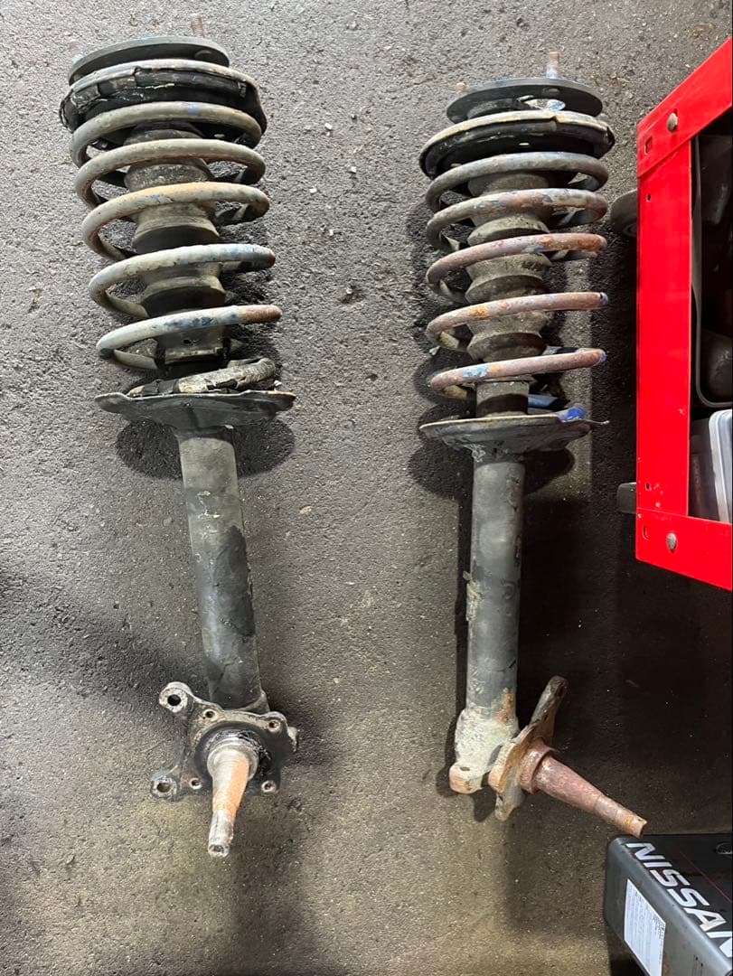 GX71用 フロント足回り 社外サス、ピロアッパー付き マークII チェイサー