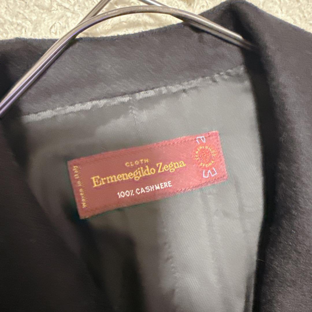 エルメネジルドゼニア　カシミヤ100%コート黒11号