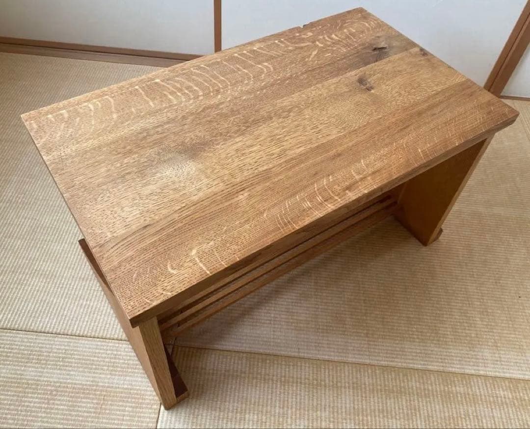 美品　HIDA　飛騨産業 無垢材ローテーブル