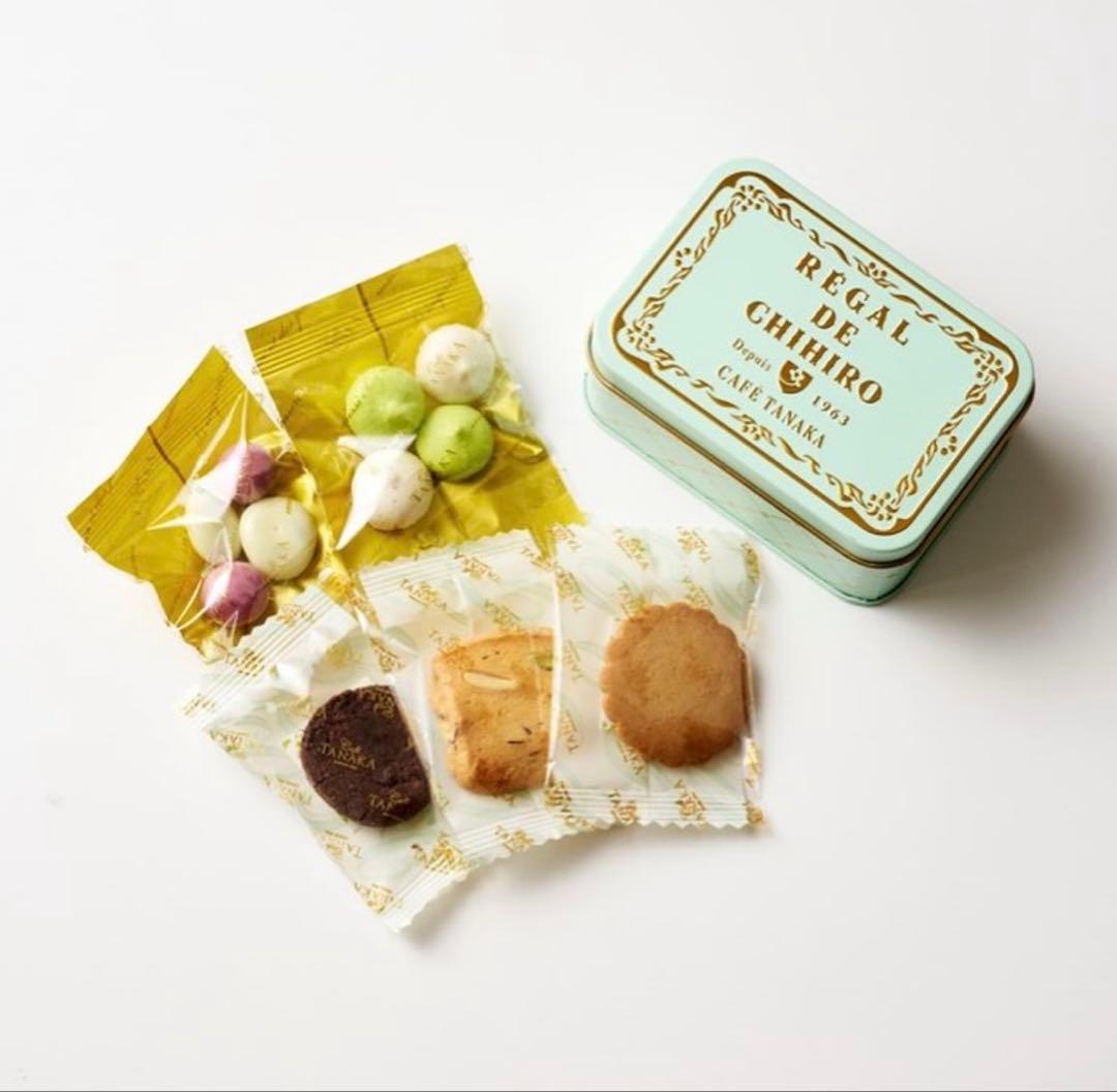 カフェタナカ　ボールアンドチェーン 【新品未使用】クッキー缶・ショッパー付き