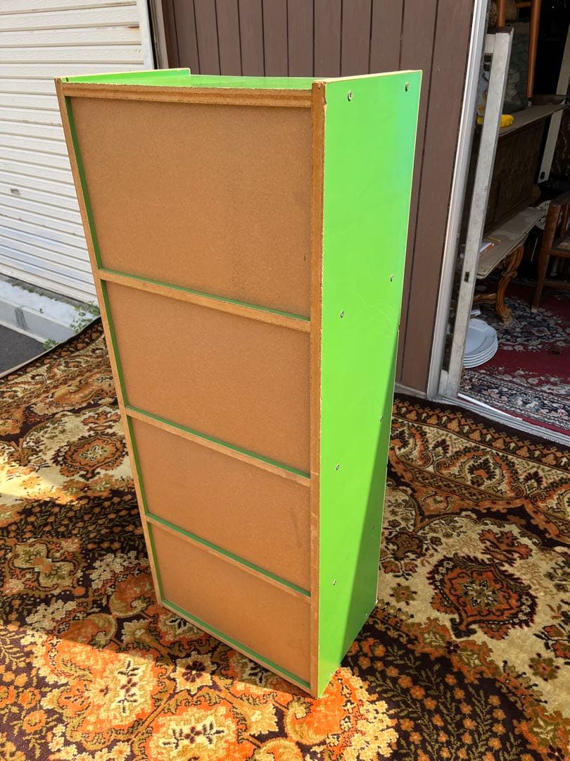 棚 レトロポップ ラック インテリア 昭和レトロ 当時物 インテリア 緑グリーン