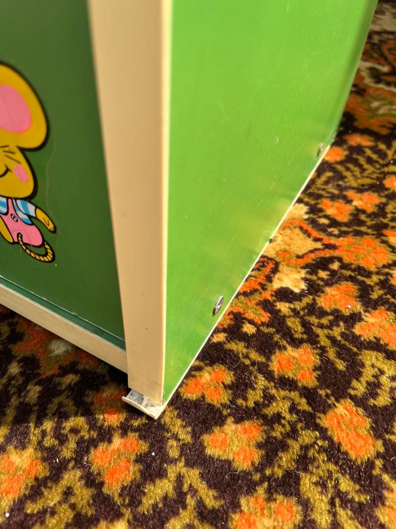 棚 レトロポップ ラック インテリア 昭和レトロ 当時物 インテリア 緑グリーン