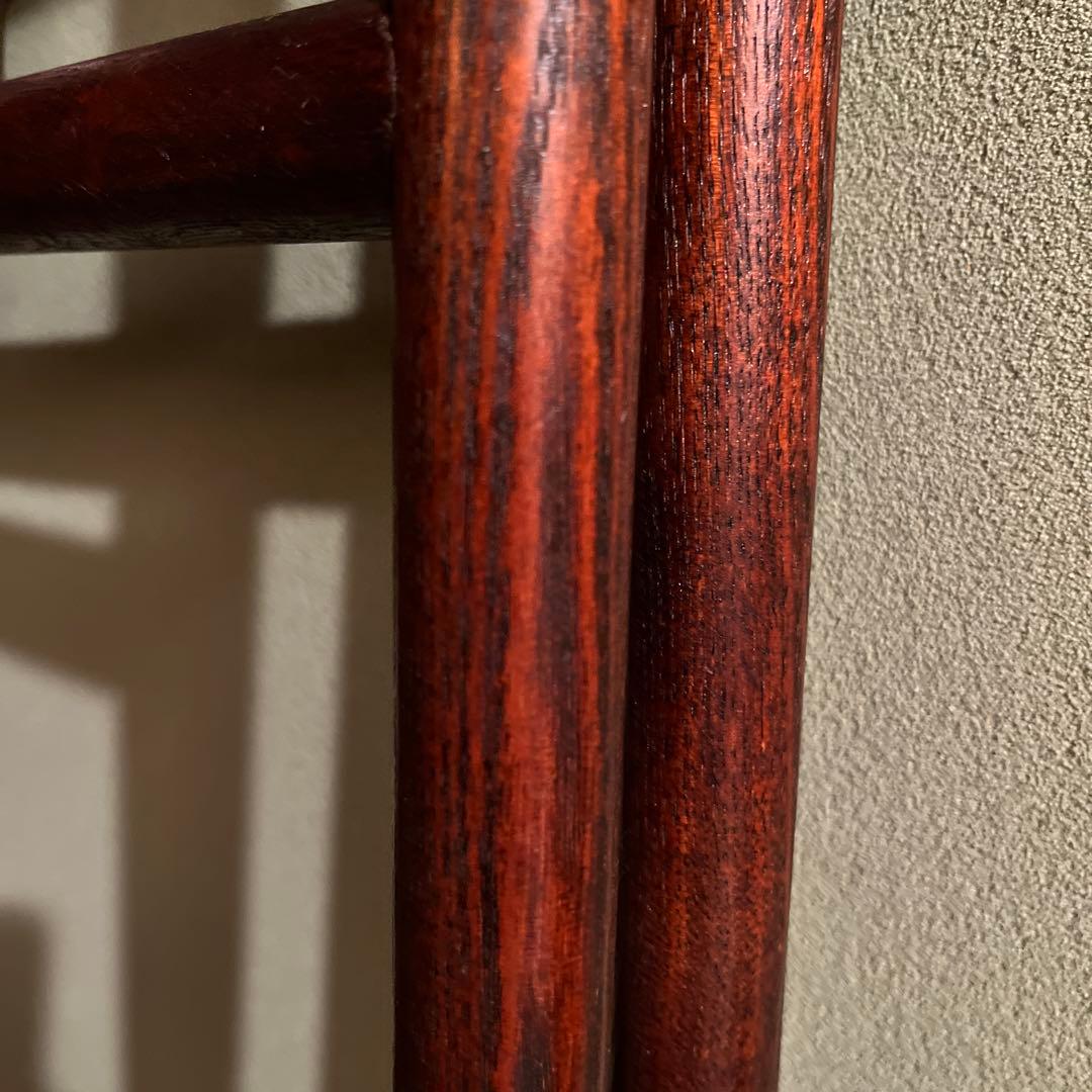 ヴィンテージ　高級天然木　衣桁　衣紋掛　和風ハンガー　着物かけ　和室ハンガー美品