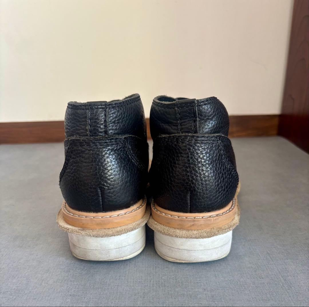 【zucca】ブラックレザー 革靴　厚底