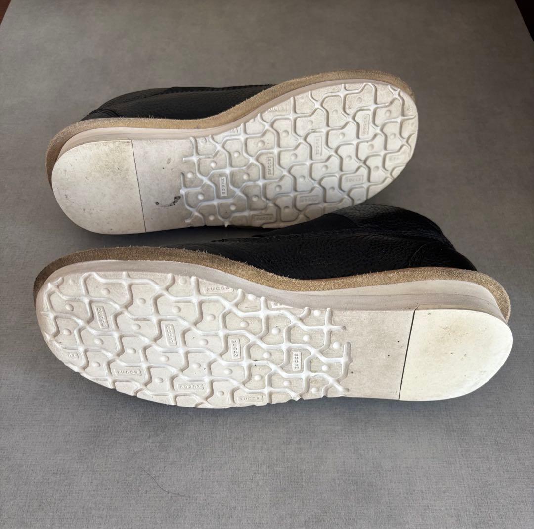 【zucca】ブラックレザー 革靴　厚底