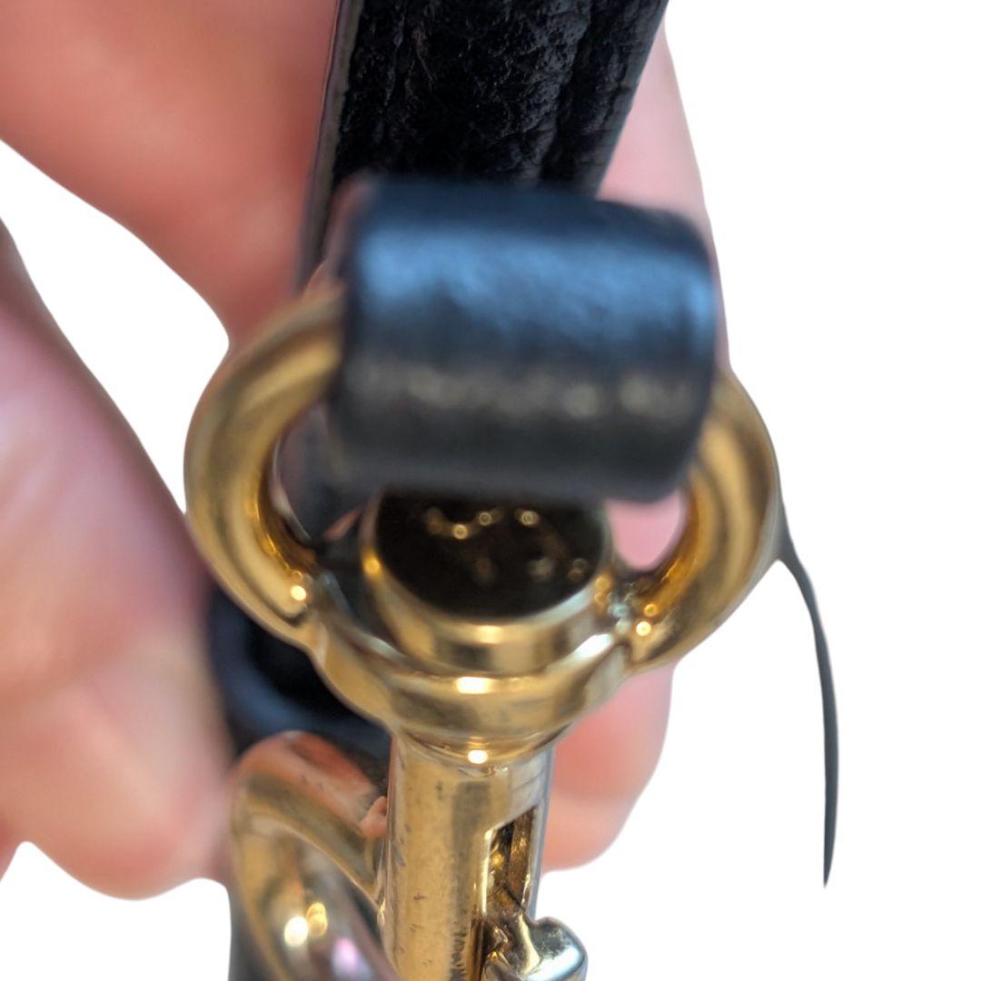 TORYBURCH　トリーバーチ　ペリー ボンベミニショルダーバッグ　レザー　黒