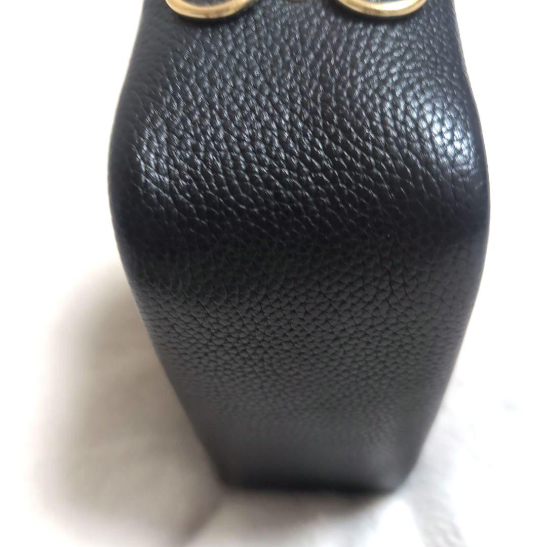 TORYBURCH　トリーバーチ　ペリー ボンベミニショルダーバッグ　レザー　黒