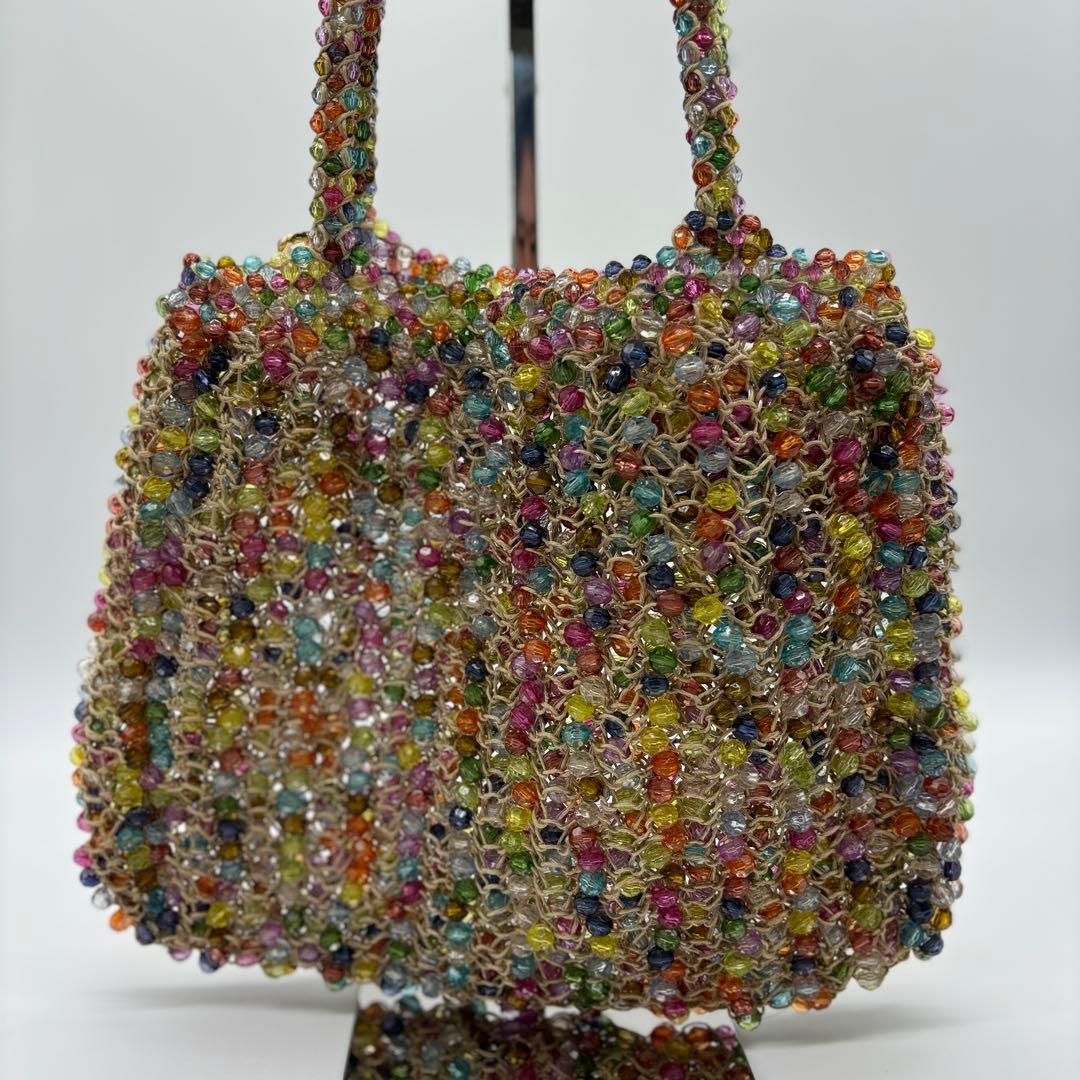 【希少・美品】ANTEPRIMA アンテプリマ ビーズ ハンドバッグ