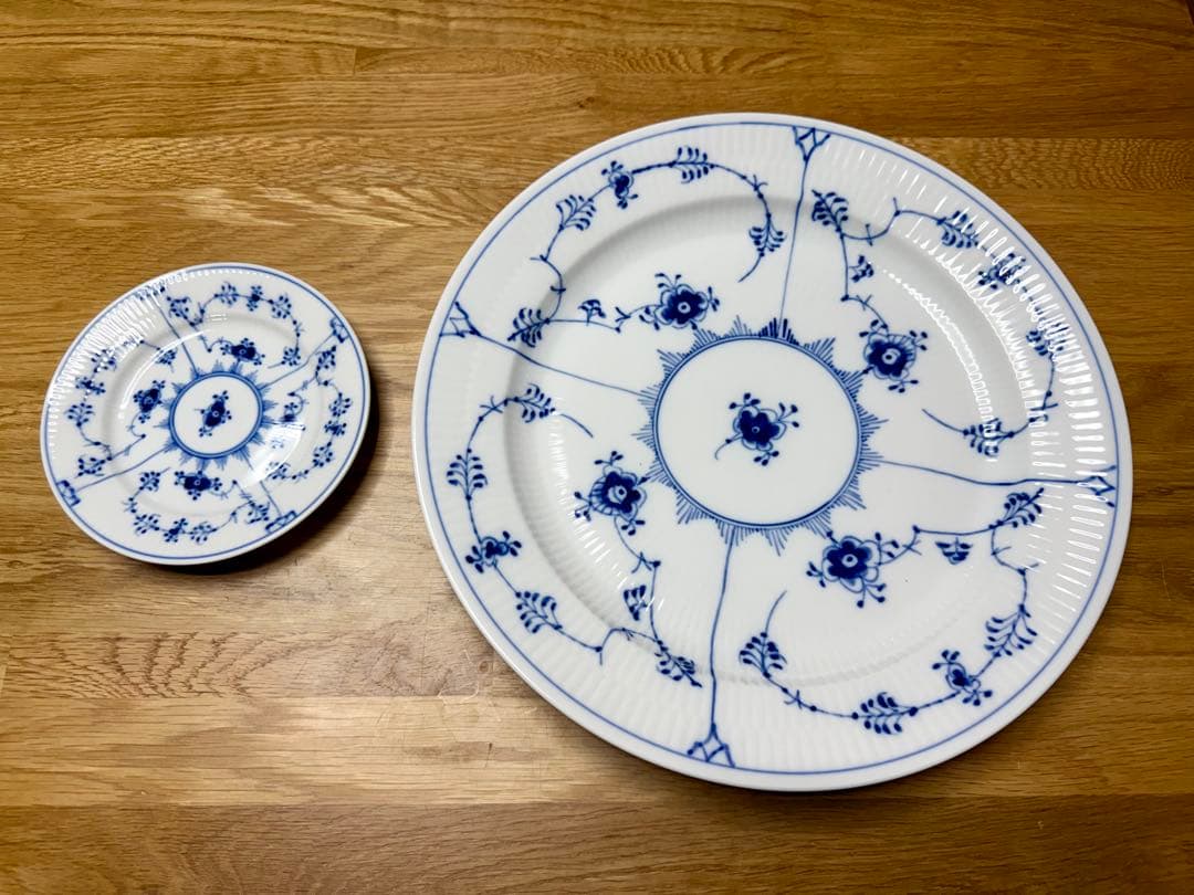 【極美品】ロイヤルコペンハーゲン ブルーフルーテッド プレイン 33cm 大皿