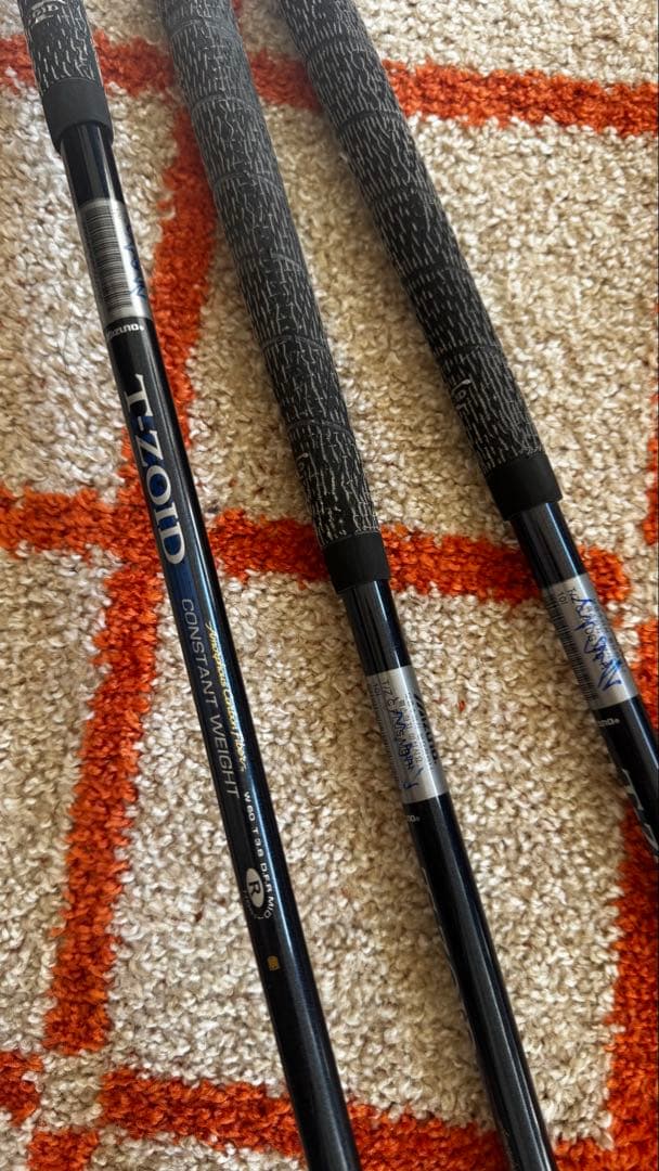 DAKS キャディバッグ 黒 ゴルフクラブセット付き