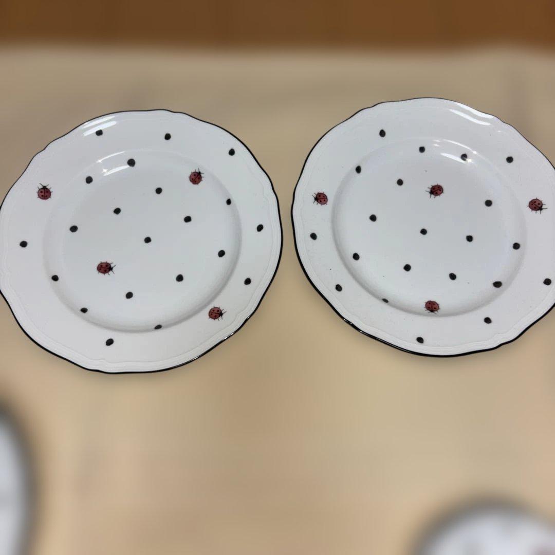 Richard Ginori イタリアンポア　ストロベリー　てんとう虫食器セット