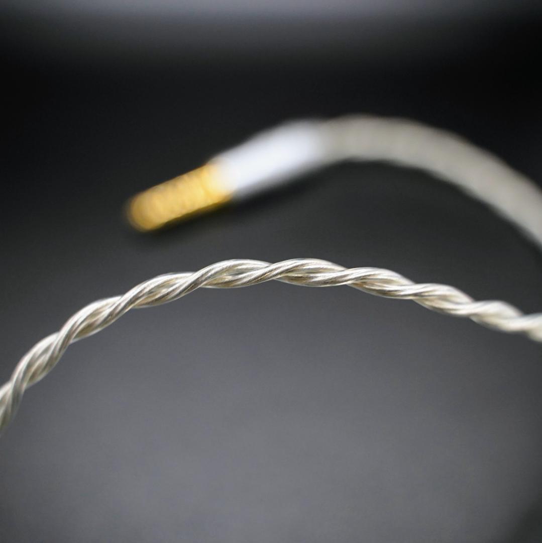 最高峰グレード 7N超冷凍製単結晶銅銀メッキ最高ケーブル IE500/4.4mm