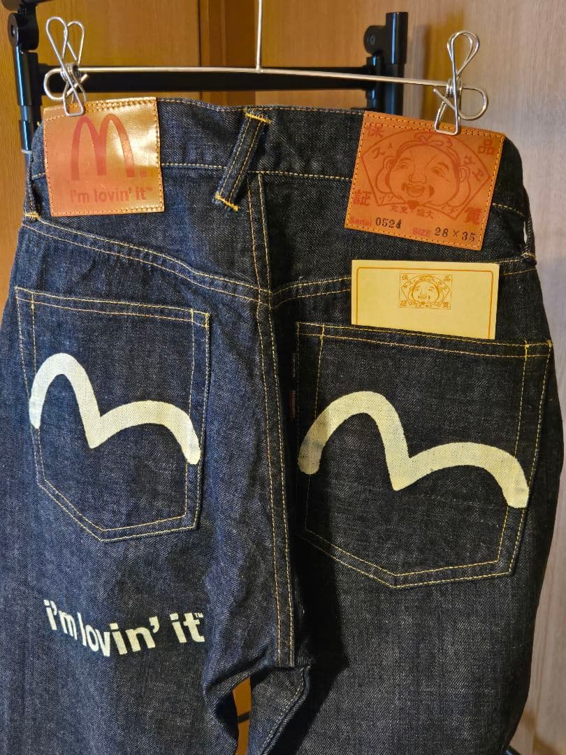 テリー　新品未使用　EVISU × マクドナルドコラボ　w28