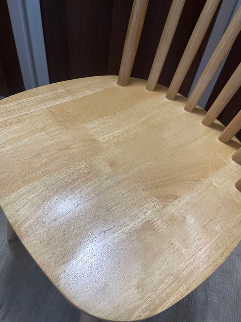 ウィンザーチェア　木製スピンドルバック　ダイニングチェア　③