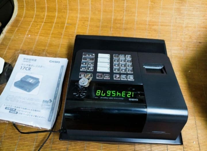 カシオレジスター　17CR　簡単便利特殊　送料込　006126