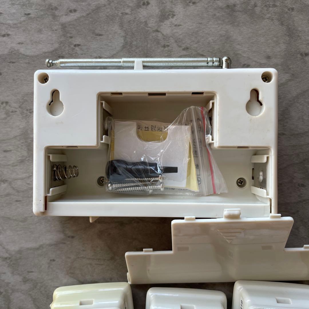 REVEX ワイヤレスチャイム X1800 受信機 ＆ X10 送信機10個