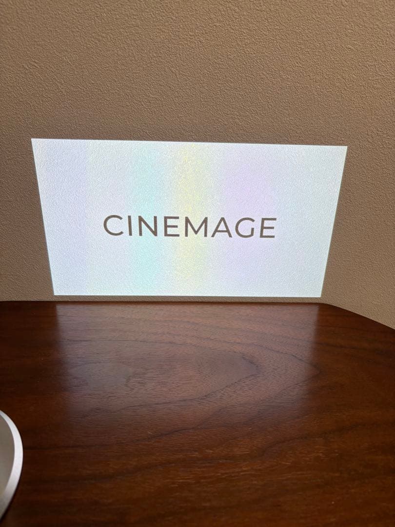 ★ちかり★【美品】CINEMAGE mini 、プロジェクター本体、ホワイ