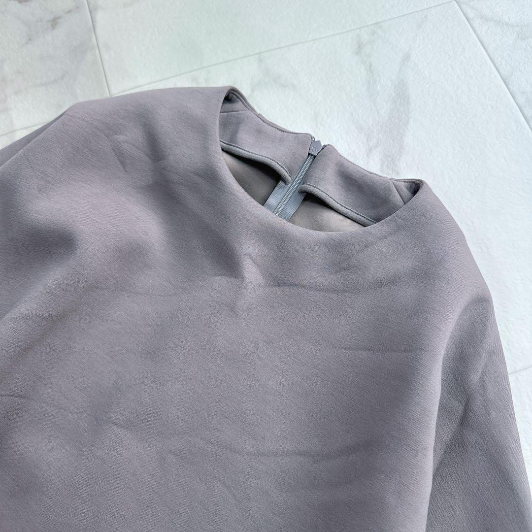 ウィム ガゼット ダンボールプルオーバー 着丈長め　グレージュ