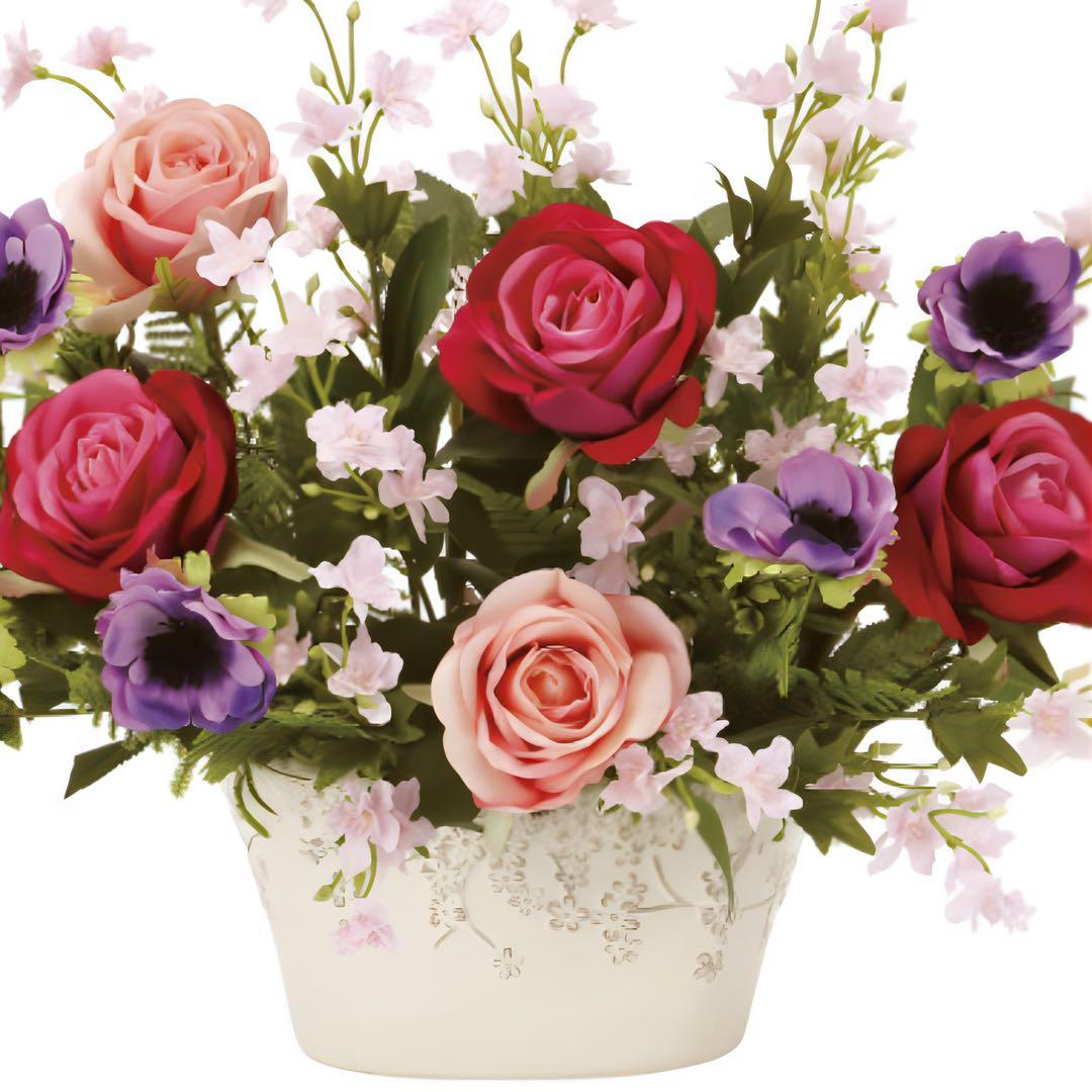 光触媒　人工観葉植物　ウォールグリーン　フェイクグリーン　ローズベール