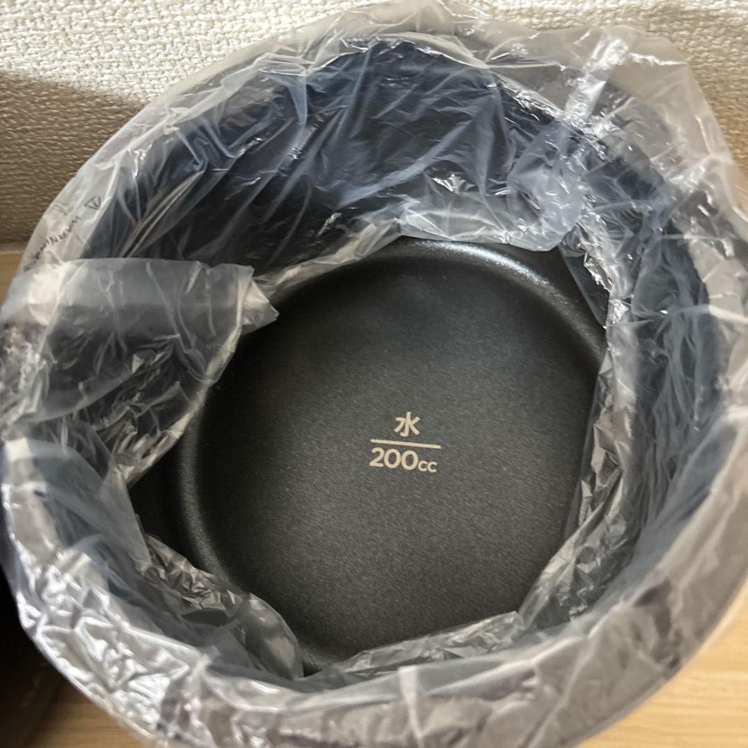 【未使用】バルミューダ　電気炊飯器　 3合炊き K03A-BK