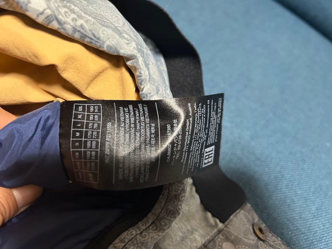 シーズン最終値下げ！Burtonスノーボードジャケット&グレーパンツセット美品