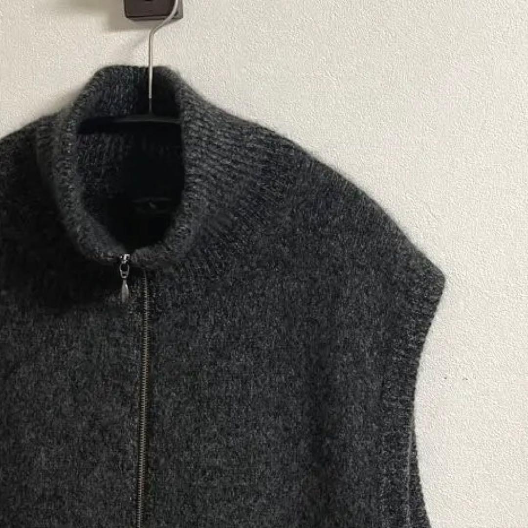 トップス MAATEE&SONS HALF JIP SWEATER VEST