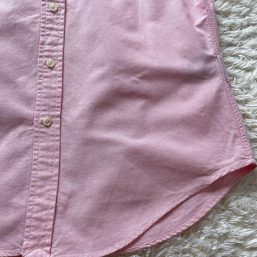 美品　ラルフローレン　M オックスフォードシャツ　　ポニー　ボタンダウン　ピンク