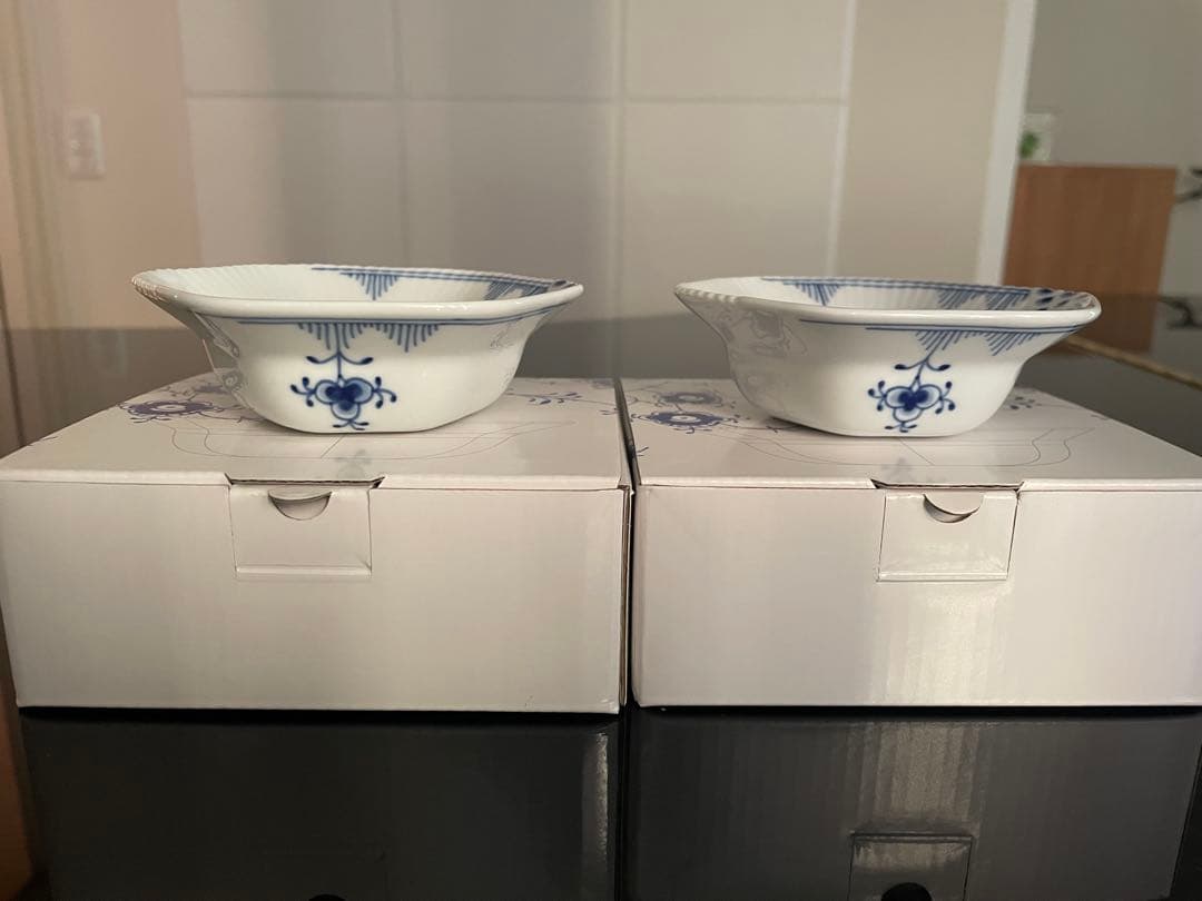 【新品未使用】ロイヤルコペンハーゲン ブルーエレメンツ ボウル 100ml 2個