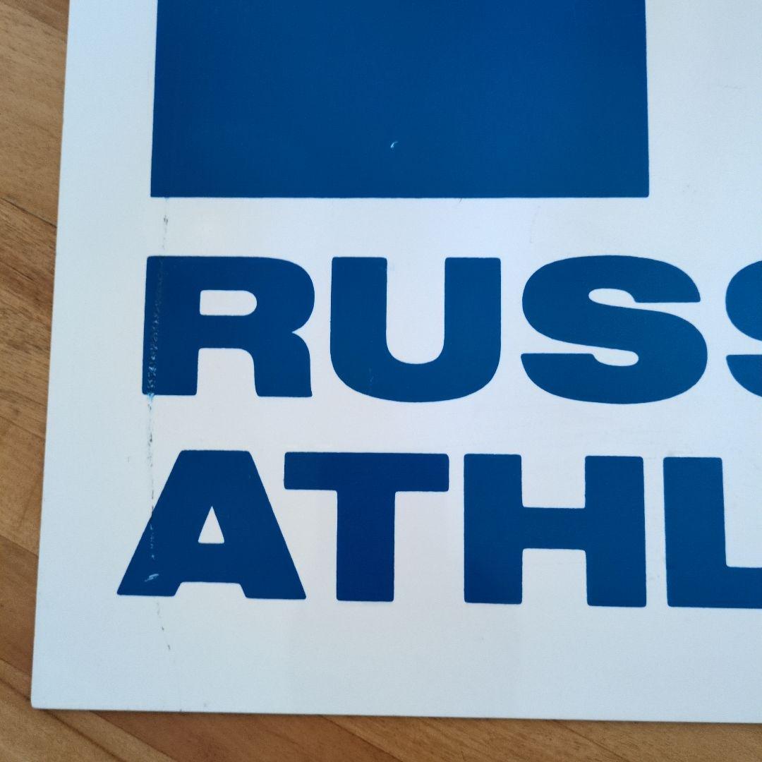 非売品 希少 レア RUSSELL ATHLETIC サインボード 看板